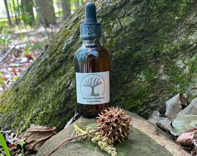 Wild-Harvested Lemon Balm (Melissa officinalis) Tincture